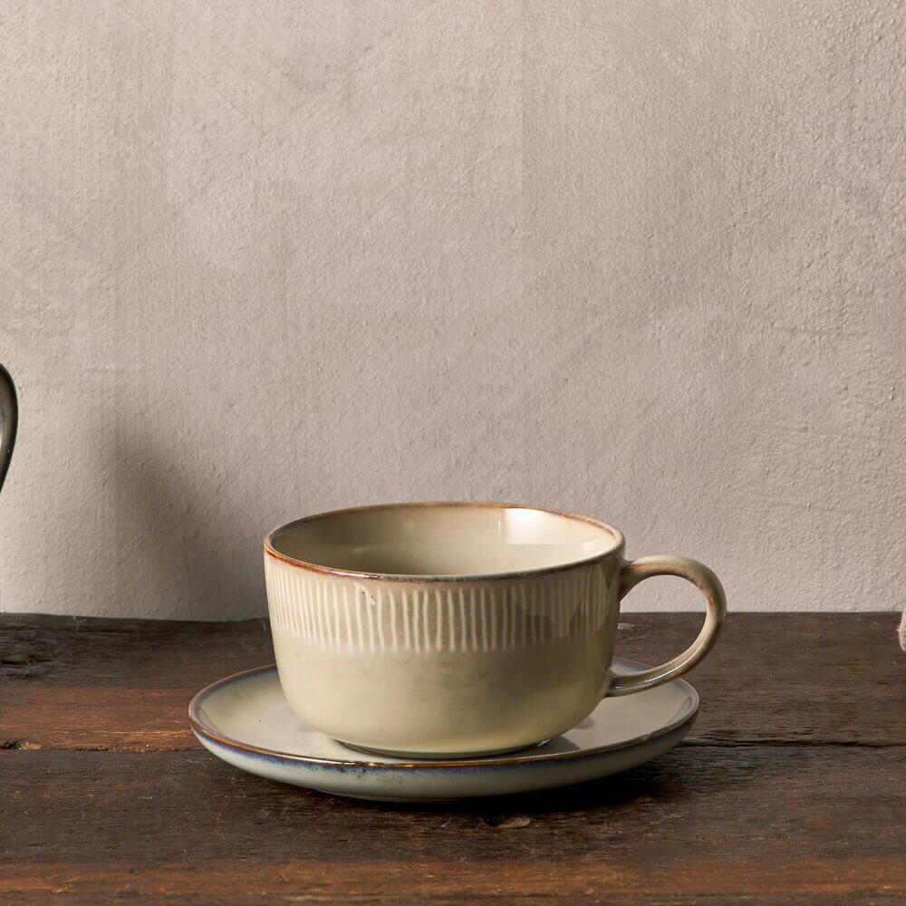 Nkuku Malia Cup & Saucer Cream